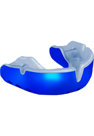 Mouthguard Gold Blue/White