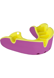 Mouthguard Silver Blue/Yellow